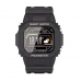 Ceas inteligent (smartwatch) cu design retro Optimus AT I2 ecran 0.96 inch color puls, moduri sport, notificari, black